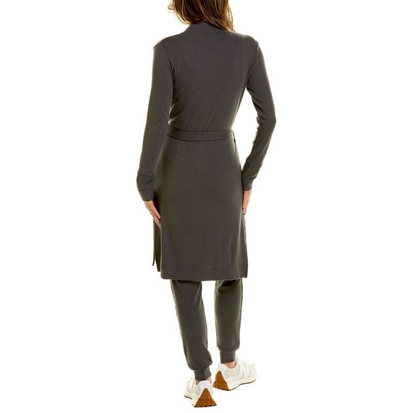 Commando Womens Luxury Rib Cardigan, Grey - Picture 2 of 3